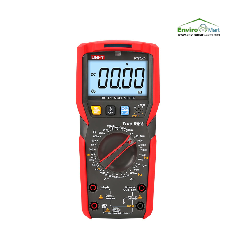 UNI-T UT89XD Digital Multimeter (1000V,20A,True RMS, ±0.5%)