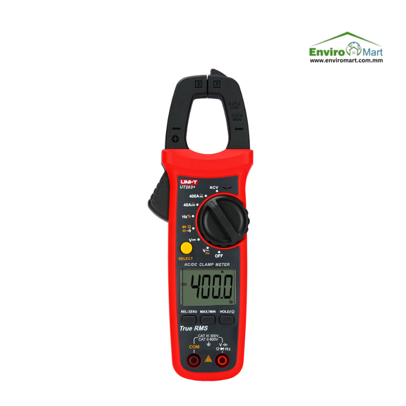 UNI-T UT203+ Digital clamp meter (AC/DC 400A,True RMS)