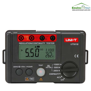 Insulation Resistance Tester-(UNI-T UT501B)/(1000V,5GΩ,PI,DAR)